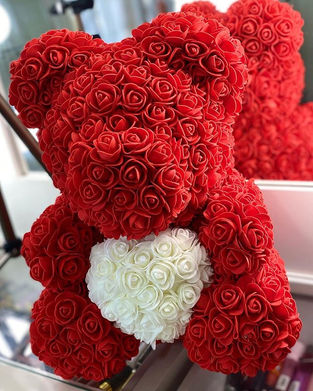 Love heart rose bear limited edition on sale